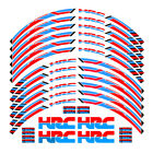 For Honda Cbr1000rr Hrc Motorcycle Wheel Rim Reflective Decal Sticker 12/16Pcs