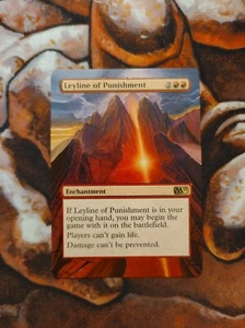 Magic the Gathering Leyline of Punishment Hand Painted Custom Unique MTG Alter - Picture 1 of 1