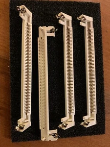30 PIN SIMM SOCKETS SINGLE ROW 35 Degree - LOT OF 8 UNITS - Picture 1 of 2