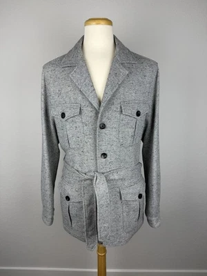 Chaqueta de safari para hombre SUITSUPPLY Sahara 42R mezcla de lana — tela de Angelico nueva sin etiquetas Foto 1 de 4