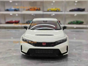 Motorhelix 1/18 Honda Civic Type R FL5 Model Car WHITE Extra engine  - Bild 1 von 10