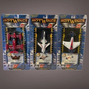 Lote de 3 aviones diecast Hot Wings Experimental Series M400 Skycar X-29 X-113 nuevos en paquete - Imagen 1 de 23