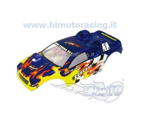 18301 CARROZZERIA 1:16 OFF ROAD TRUGGY VERNICIATA + ADESIVI BODY HIMOTO - Immagine 1 di 1
