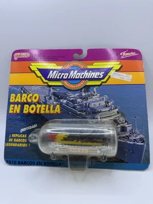 MICRO MACHINES 7410 barco in botella  POWER BOAT GALOOB - Image 1 of 3