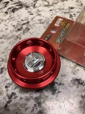 Genuine HKS 24003-AK002 Billet Oil Filler Cap For 2013-2021 Subaru WRX STI - Image 1 of 4