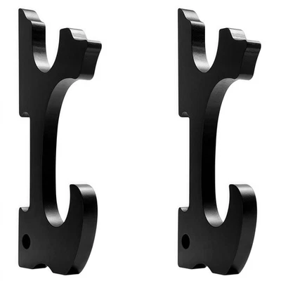 Juego de 2 ganchos de espada montaje en pared para colgar samurai exhibición 2 niveles Foto 1 de 4