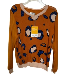 Maglione maglia leggera 3.1 Phillip Lim per Target stampa ghepardo leopardata taglia L - Foto 1 di 5