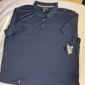 Mens NWT Navy Shirt  REEBOK GOLF Polo Shirt 5XL - Picture 1 of 6