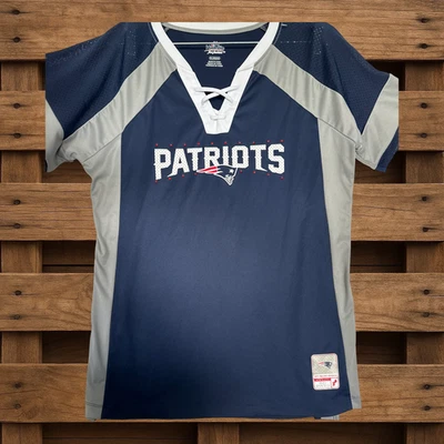 Majestic Fan Moda Camiseta Manga Corta XL New England Patriots 100% Poliéster Foto 1 de 4