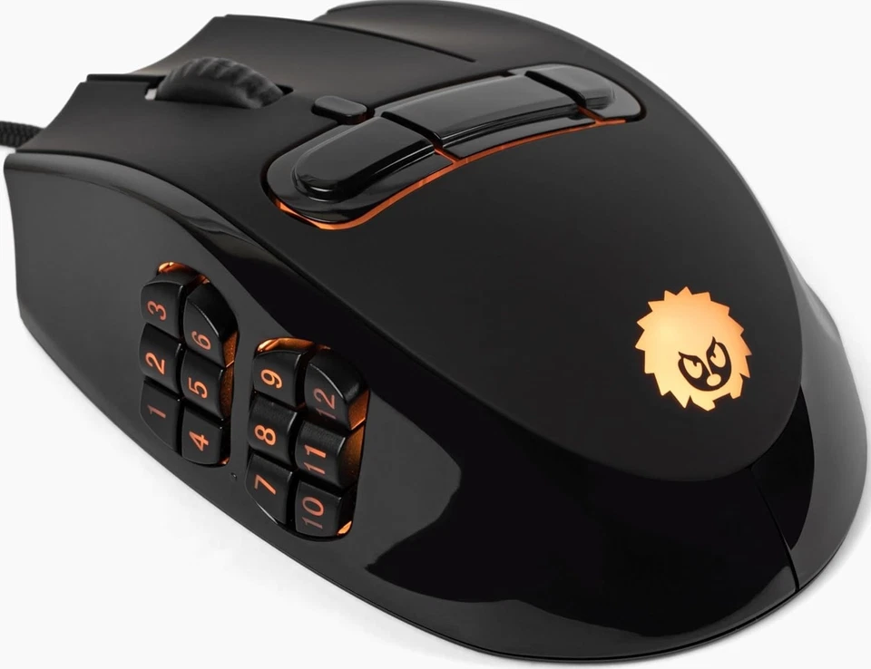 Hedgehog MMO Gaming Mouse - 16 000 DPI - 23 Programmable Buttons - Switch to Joy - Image 1 of 4