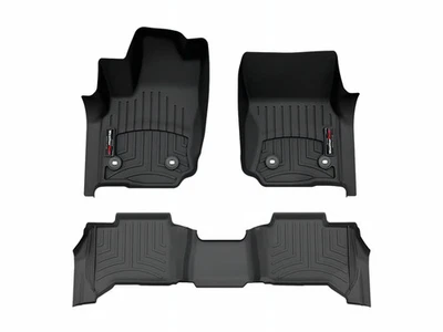 WeatherTech Floor Mats FloorLiner for - Toyota 4Runner - 1st & 2nd Row Black - Image 1 of 4
