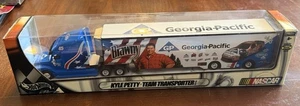 Hot Wheels 2004 Kyle Petty #45 Brawny GP Team Transporter Semi-Truck - Picture 1 of 2