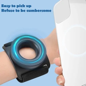 Running Phone Holder Wrist Strap Adjustable Magnetic Wristband for Outdoor - Photo 1 sur 10