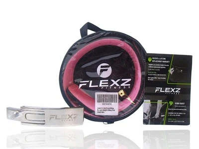 Cinturón de Levantamiento de Pesas con Hebilla de Palanca de Flexz Fitness Gimnasio Talla Pequeña Cuero Rosa Nuevo Foto 1 de 4