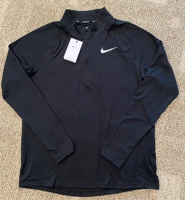Nike Element Top Shirt 1/2-Zip Running Long Sleeve AH8973-010 $70 Men's L Large - Image 1 of 4