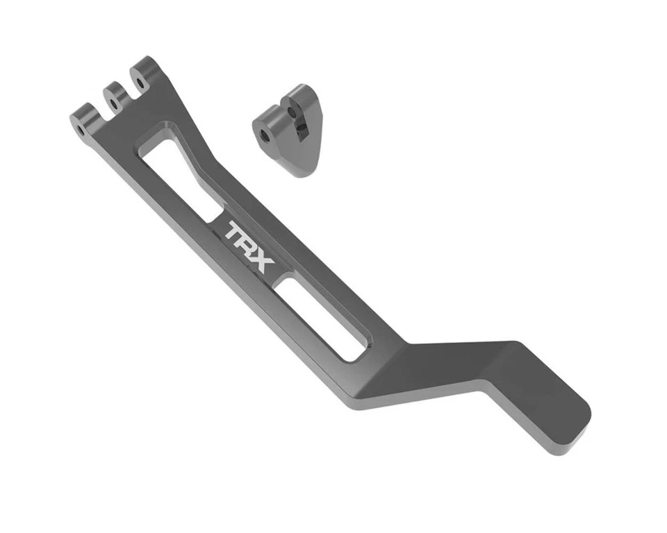 Soporte de poste de retención de batería de aluminio gris gris Traxxas 10726-GRIS para Mini Maxx Foto 1 de 1