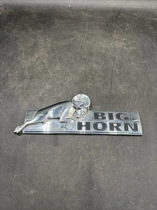 2008-2020 Dodge Ram Big Horn OEM Factory Chrome Rear Tail Gate Emblem Badge - Picture 1 of 9