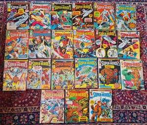 21 x Die Superhelden Comics 1975 - 1976 - ab Nr.2 - Bild 1 von 24