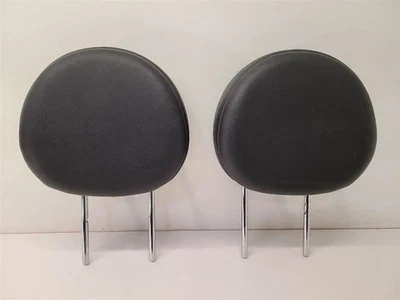 2007-2013 Mini Cooper Front Seat Head Rest Leather Black Set of 2 Headrest - Image 1 of 4