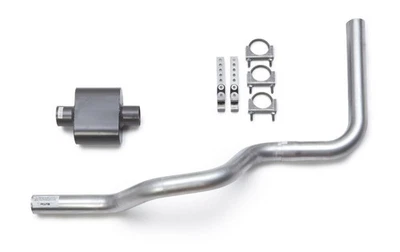 07-15 Ford F150 F250 Truck 3" Single Exhaust Kit Street Flow 1-Chamber Muffler - Imagem 1 de 3