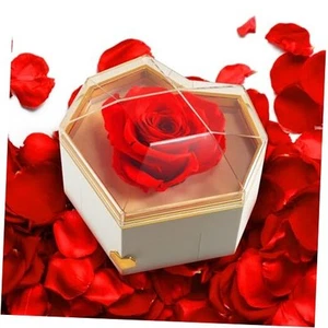 Preserved Flowers for Mom Preserved Roses Bouquet Gift Box Delivery Rose Red - Picture 1 of 7