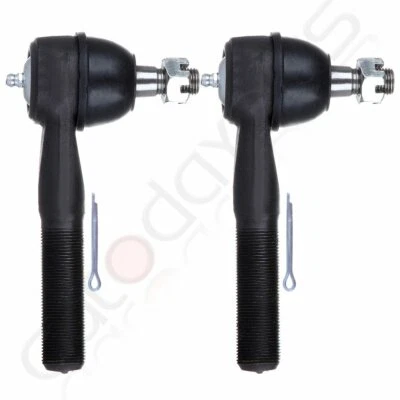 2 Outer Tie Rod End Pair For 1996 Ford 1995 F150 F250 F350 Bronco Ranger RWD - Image 1 of 4