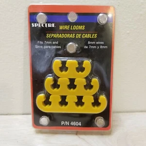 Spectre Spark Plug Wire Race Wire Looms Dividers Separators Holders 7-8.0mm Yel - Picture 1 of 4