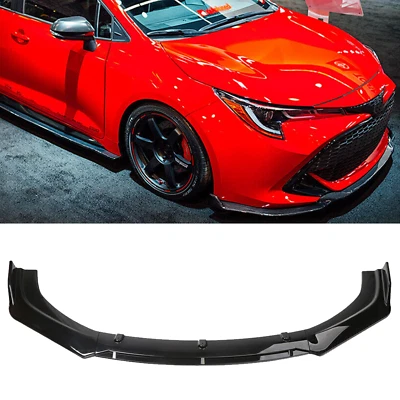Front Bumper Lip Spoiler Splitter Body Gloss Black For Toyota Matrix 2003-2014 Foto 1 de 4