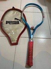 PUMA Guillermo Vilas Power Midsize RARE Vintage Tennis Racket Racket Wimbledon