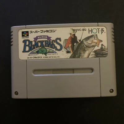 Super Black Bass - Nintendo Super Famicom SNES Japan NTSC-J Fishing Game - Image 1 of 2