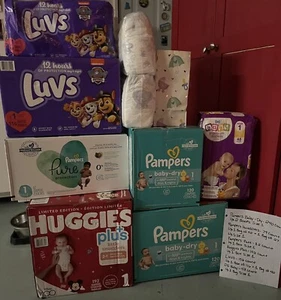 797 Size 1 Diapers - Picture 1 of 2