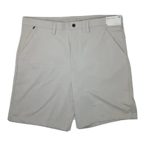 New JCPENNEY Stylus Mens Quick Dry Gray Mist Chino Shorts Stretch Sz 40 - Picture 1 of 7
