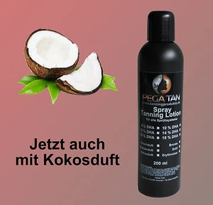  Lozione abbronzante aerografo/spray 16% DHA 200 ml* con eritrulosio e profumo di cocco - Foto 1 di 1