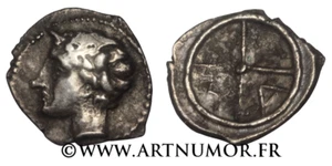 MASSALIA - MARSEILLE, OBOLE MA, TÊTE À GAUCHE - Imagen 1 de 1