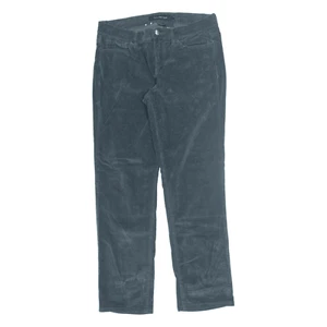 CALVIN KLEIN Corduroy Trousers Blue Slim Straight Womens W30 L28 - Picture 1 of 6