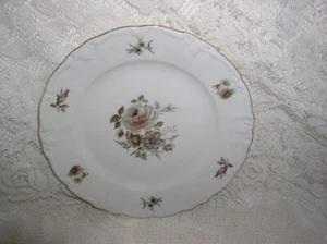 Winterling Empress Maria Theresia Brown Flower Salad Dessert Plate - Picture 1 of 3
