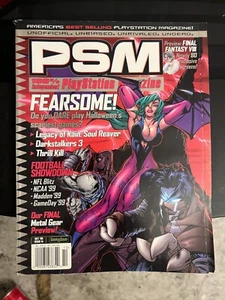 PSM Playstation Magazine October 1998 Volume 2 Issue 14 Rare Top Lid Sticker PS1 - Picture 1 of 6