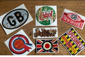 RETRO CLASSIC AUTO AUFKLEBER, BMC, AUSTIN, VINTAGE STYLE PACK, GLÄNZEND & 100 % NEU! - Bild 1 von 1
