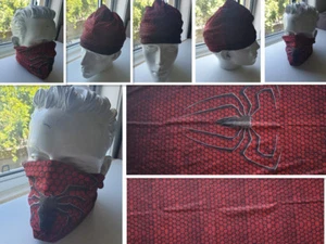 1x'SPIDER' Head/Face/Mask/Neck Multi-wear tube Bandana/Durag,Scarf/Wrap. 082 - Picture 1 of 11