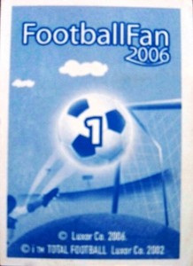 2006 Total Football Fan Serbia Luxor soccer STICKER UNSTUCK You Pick Player #2