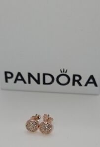 💎 Pandora Rose Gold Pave Stud 