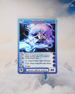 NAJARIN FLUIDMORPHERS' FOE - Minimum Energy - Ultra Rare Chaotic Card - Image 1 of 2