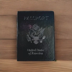 Passport & Vaccine Card Holder Travel Slim Wallet Waterproof Vaccine Card Slot - Picture 1 of 3
