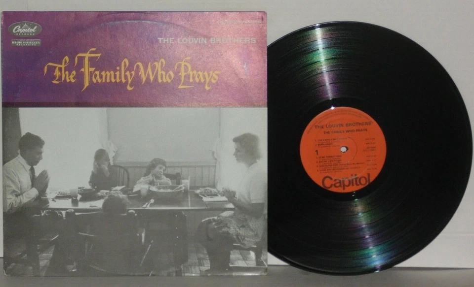 LOUVIN BROTHERS The Family Who Prays Barbados LP Plays Well VG+ Capitol DT1061  - Image 1 of 3