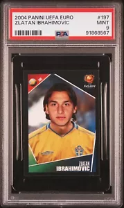 Zlatan Ibrahimovic PSA 9 2004 Panini UEFA Euro Sticker #197 - Bild 1 von 2