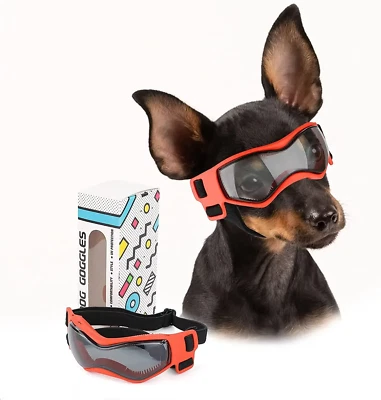 Dog Goggles Small Breed, Dog Sunglasses for Small Breed UV Protection Eyewear fo - image 1 of 4