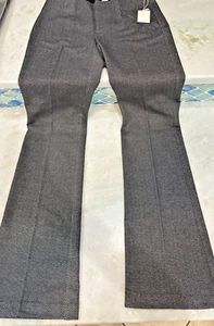 Ecru Stil Varick sauber Bootcut 1790PR anthrazit Tweed Stretch Anzughose 8 neu mit Etikett - Bild 1 von 8