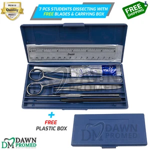 7 Pcs Minor Surgery Biology Student Dissecting Inst Kit DM-AB-1023 German Grade - Picture 1 of 12