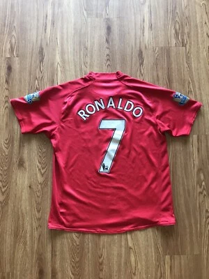 Camiseta 2006-2007 Ronaldo 7- Manchester United Home P-M - Imagem 1 de 4