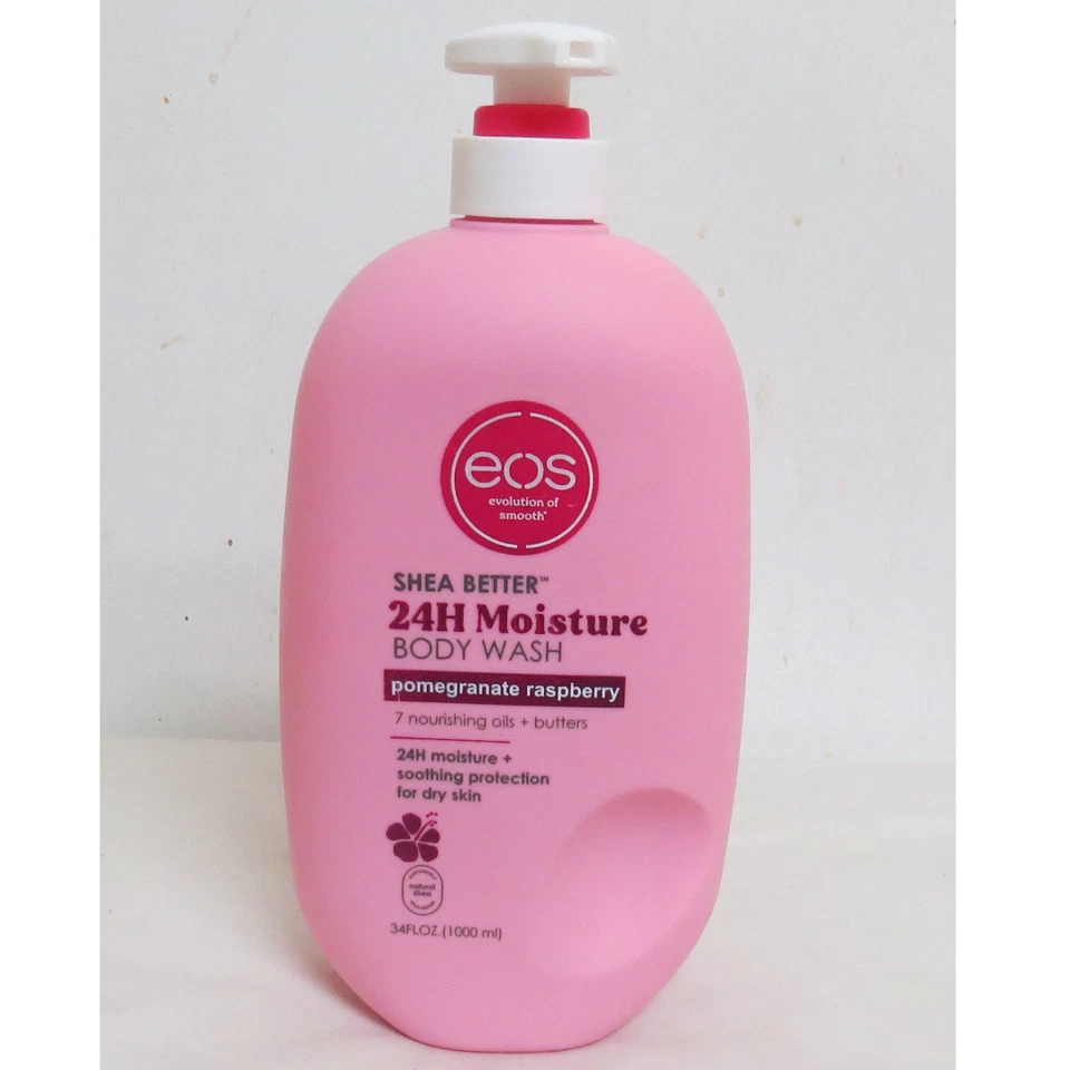 EOS Evolution Of Smooth Shea Better Pomegranate Raspberry Moisture Body Wash Gel